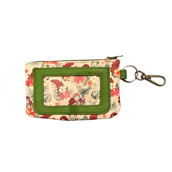 Disney Lounge Fly, The little mermaid Ariel floral print keychain wallet - Picture 2 of 3